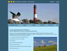 Tablet Screenshot of nordsee-ferienwohnung-pellworm.de